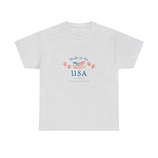 Unisex Heavy Cotton Tee Made in the USA